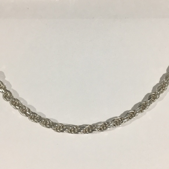 Sterling Silver 925 Rolo Necklace Chain 22